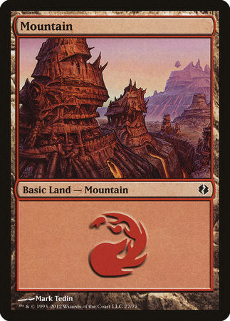 Mountain (77) [Duel Decks: Venser vs. Koth] | Jack's On Queen