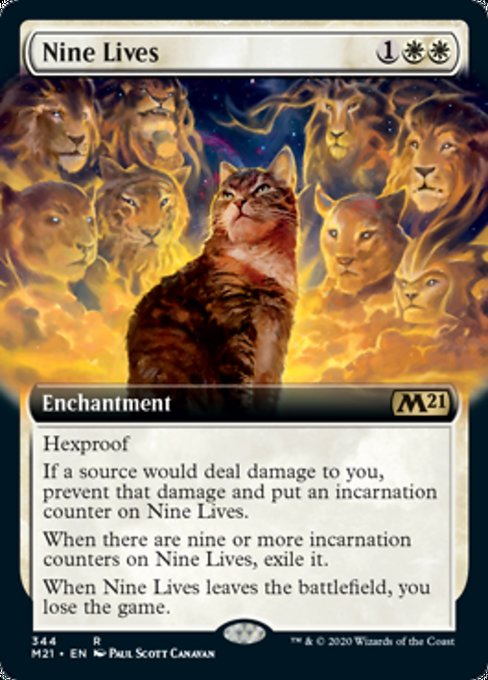 Nine Lives (Extended Art) [Core Set 2021] | Jack's On Queen