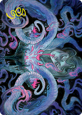 Demonic Bargain Art Card (Gold-Stamped Signature) [Innistrad: Crimson Vow Art Series] | Jack's On Queen