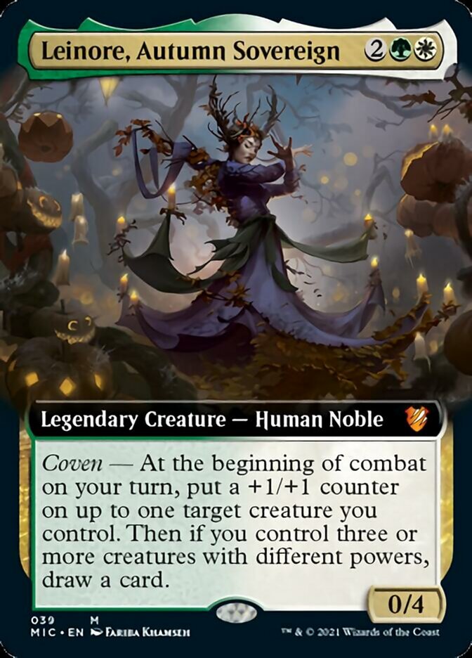 Leinore, Autumn Sovereign (Extended) [Innistrad: Midnight Hunt Commander] | Jack's On Queen