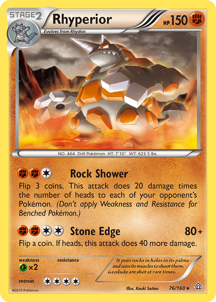 Rhyperior (76/160) [XY: Primal Clash] | Jack's On Queen