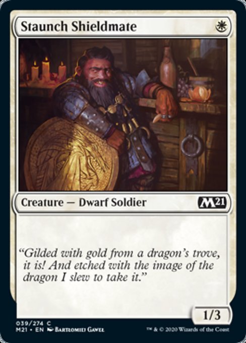 Staunch Shieldmate [Core Set 2021] | Jack's On Queen