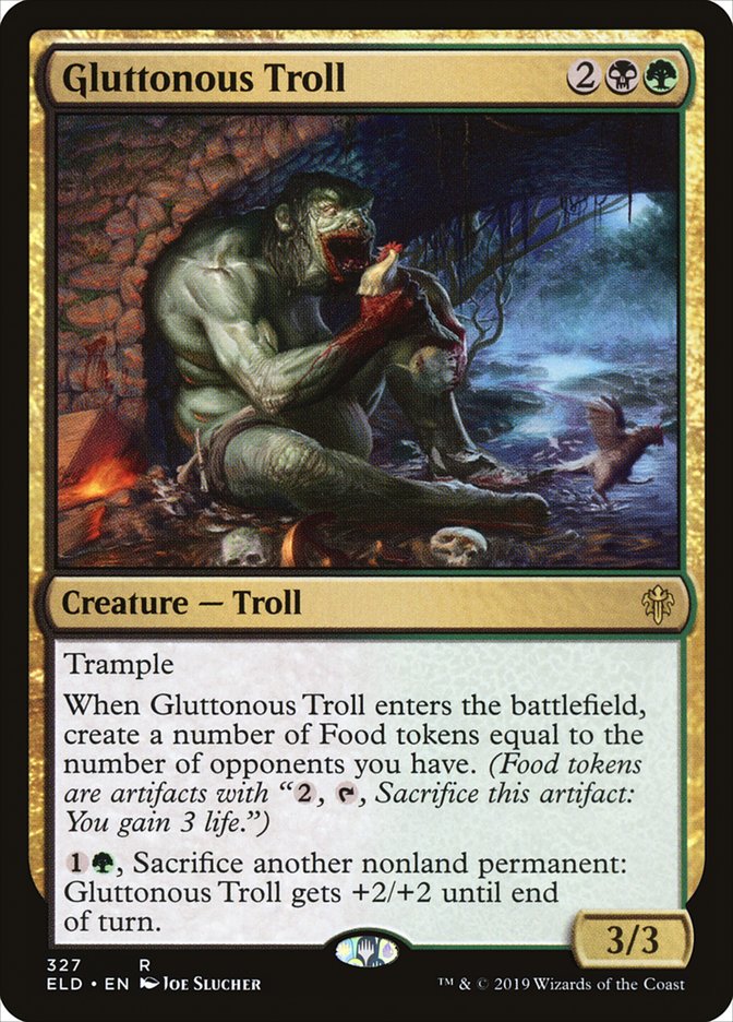 Gluttonous Troll [Throne of Eldraine] | Jack's On Queen