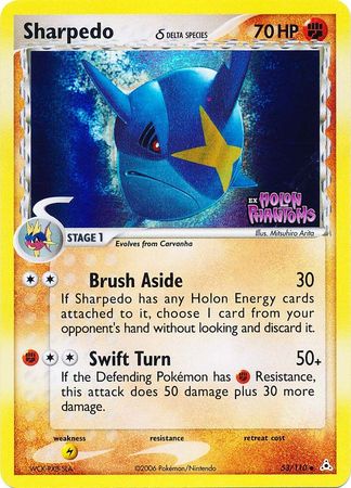 Sharpedo (53/110) (Delta Species) (Stamped) [EX: Holon Phantoms] | Jack's On Queen