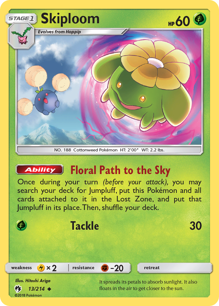 Skiploom (13/214) [Sun & Moon: Lost Thunder] | Jack's On Queen