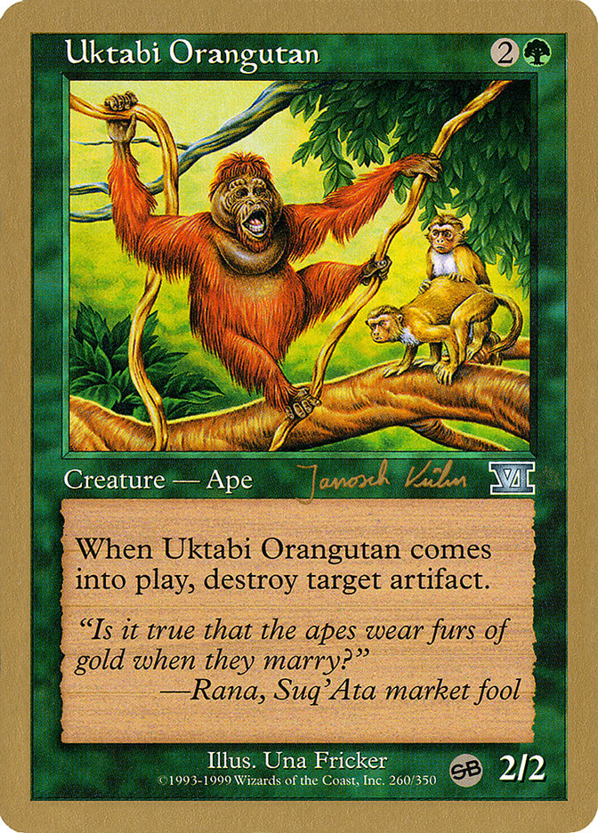 Uktabi Orangutan (Janosch Kuhn) (SB) [World Championship Decks 2000] | Jack's On Queen