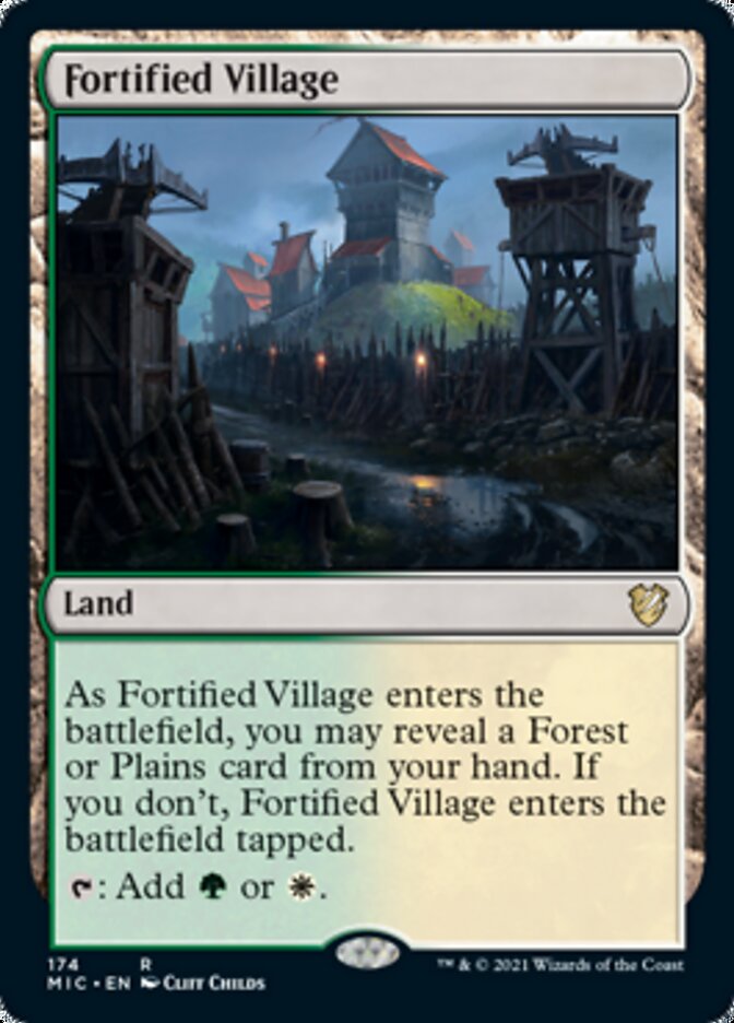 Fortified Village [Innistrad: Midnight Hunt Commander] | Jack's On Queen