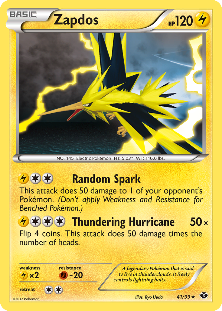 Zapdos (41/99) [Black & White: Next Destinies] | Jack's On Queen