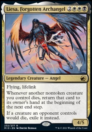 Liesa, Forgotten Archangel (Promo Pack) [Innistrad: Midnight Hunt Promos] | Jack's On Queen