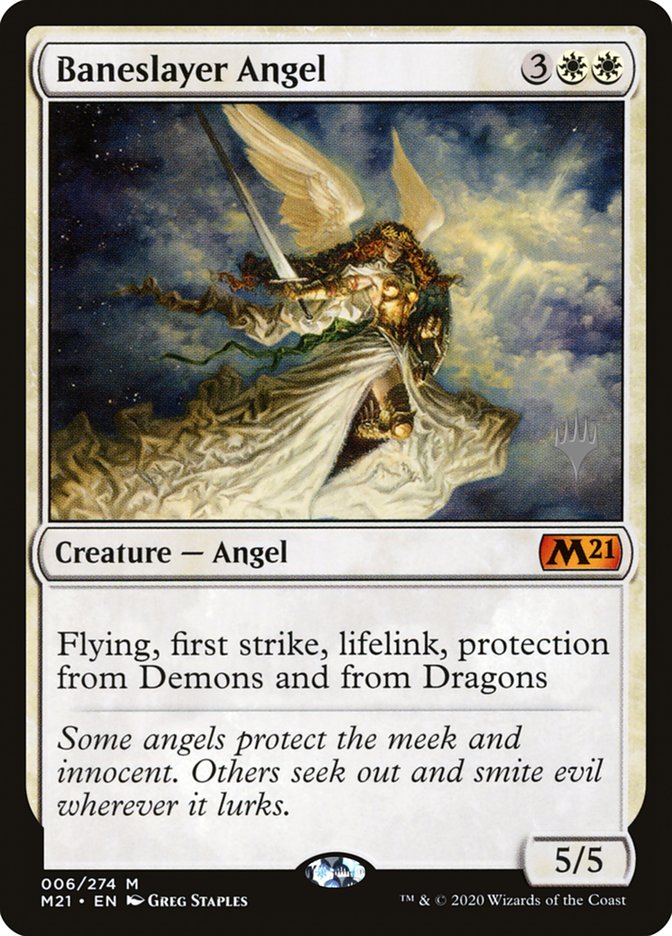 Baneslayer Angel (Promo Pack) [Core Set 2021 Promos] | Jack's On Queen