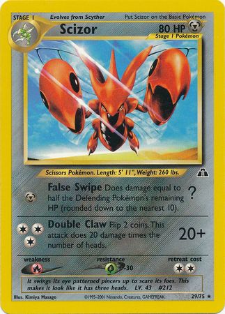 Scizor (29/75) [Neo Discovery Unlimited] | Jack's On Queen