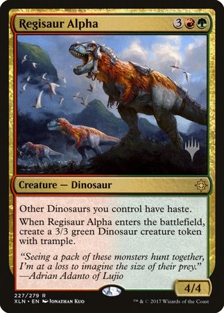 Regisaur Alpha [Ixalan Promos] | Jack's On Queen