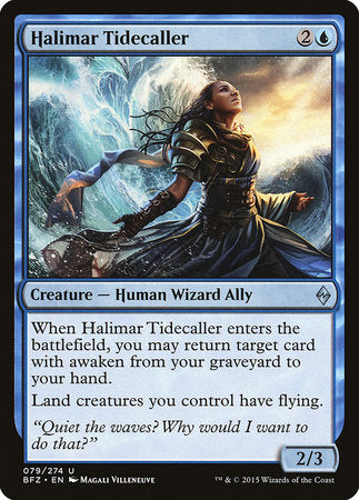 Halimar Tidecaller [Battle for Zendikar] | Jack's On Queen