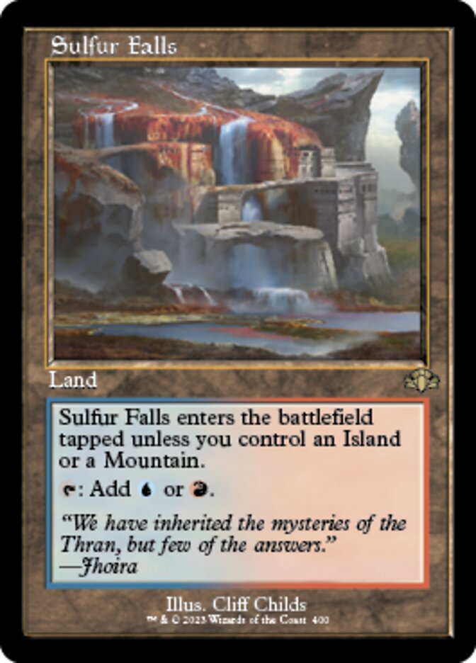 Sulfur Falls (Retro) [Dominaria Remastered] | Jack's On Queen