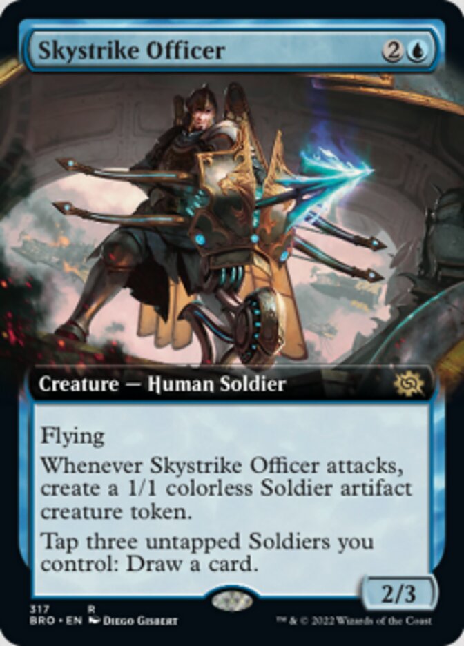 Skystrike Officer (Extended Art) [The Brothers' War] | Jack's On Queen