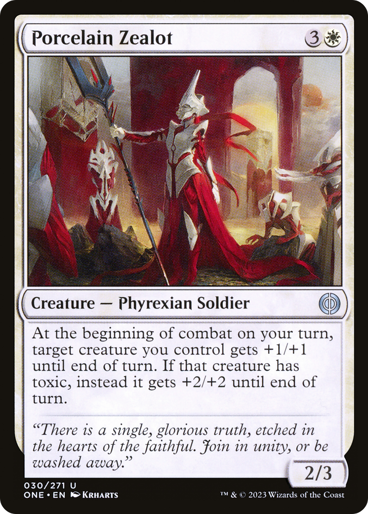 Porcelain Zealot [Phyrexia: All Will Be One] | Jack's On Queen