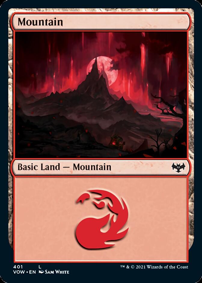 Mountain (401) [Innistrad: Crimson Vow] | Jack's On Queen