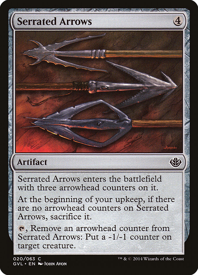 Serrated Arrows (Garruk vs. Liliana) [Duel Decks Anthology] | Jack's On Queen