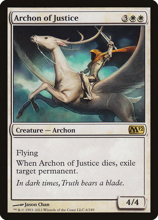 Archon of Justice [Magic 2012] | Jack's On Queen