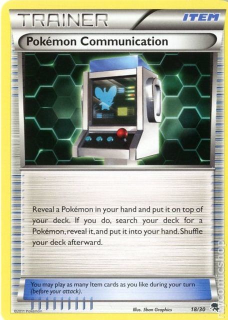 Pokemon Communication (18/30) [Black & White: Trainer Kit - Zoroark] | Jack's On Queen