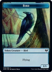 Bird (005) // Soldier Double-sided Token [Kaldheim Commander Tokens] | Jack's On Queen