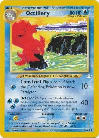 Octillery (34/64) [Neo Revelation Unlimited] | Jack's On Queen