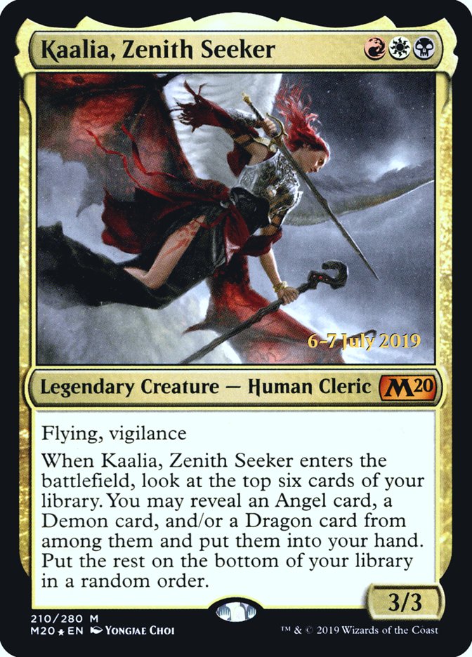 Kaalia, Zenith Seeker  [Core Set 2020 Prerelease Promos] | Jack's On Queen