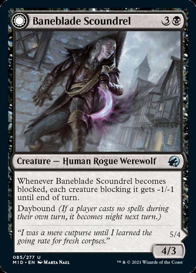 Baneblade Scoundrel // Baneclaw Marauder [Innistrad: Midnight Hunt] | Jack's On Queen