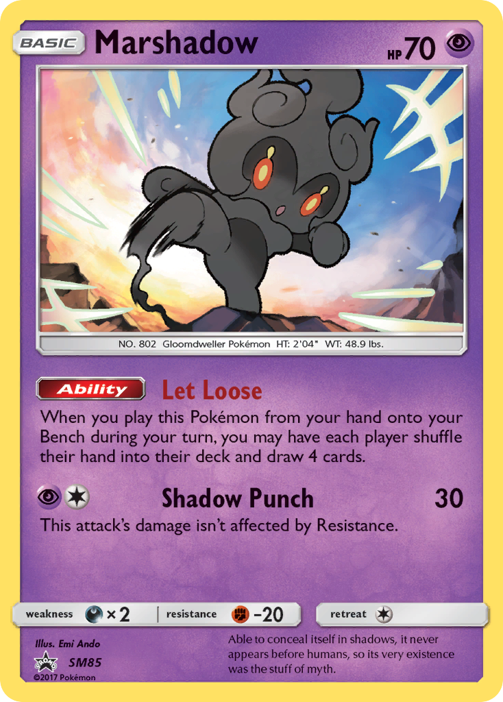 Marshadow (SM85) [Sun & Moon: Black Star Promos] | Jack's On Queen