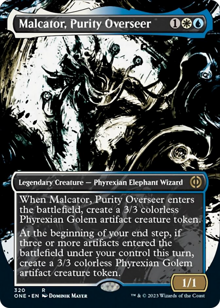 Malcator, Purity Overseer (Borderless Ichor) [Phyrexia: All Will Be One] | Jack's On Queen