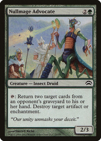 Nullmage Advocate [Planechase 2012] | Jack's On Queen