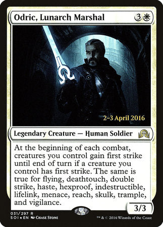 Odric, Lunarch Marshal [Shadows over Innistrad Promos] | Jack's On Queen