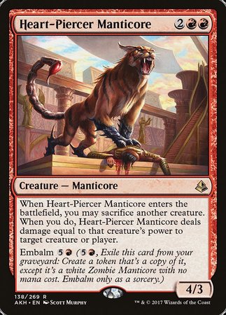 Heart-Piercer Manticore [Amonkhet] | Jack's On Queen