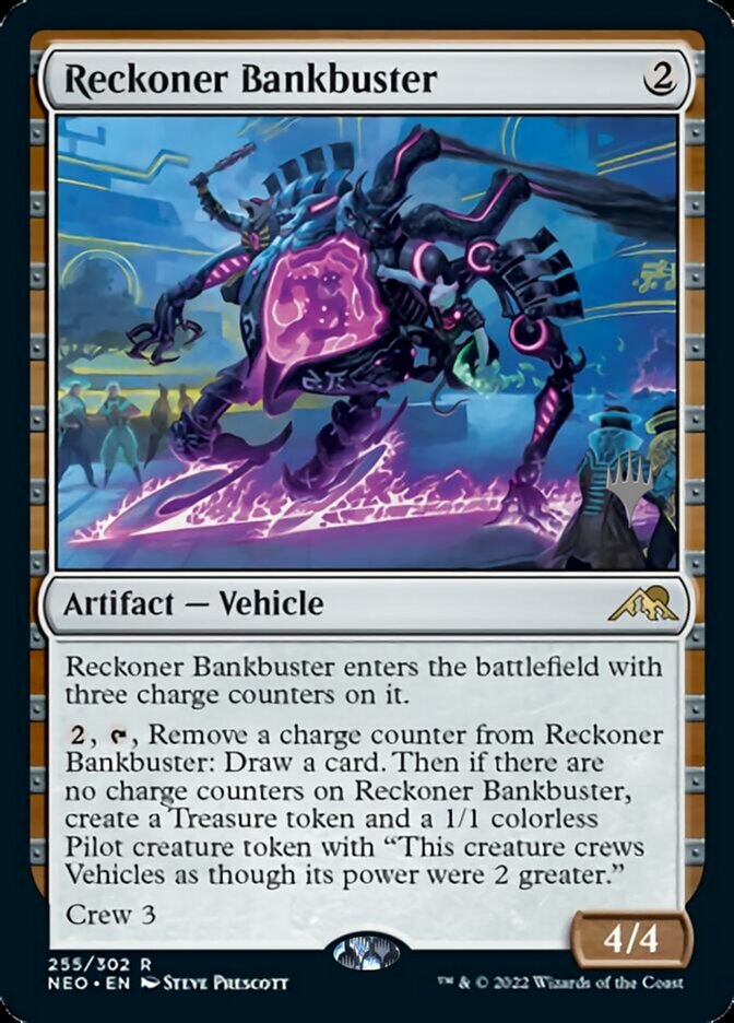 Reckoner Bankbuster (Promo Pack) [Kamigawa: Neon Dynasty Promos] | Jack's On Queen