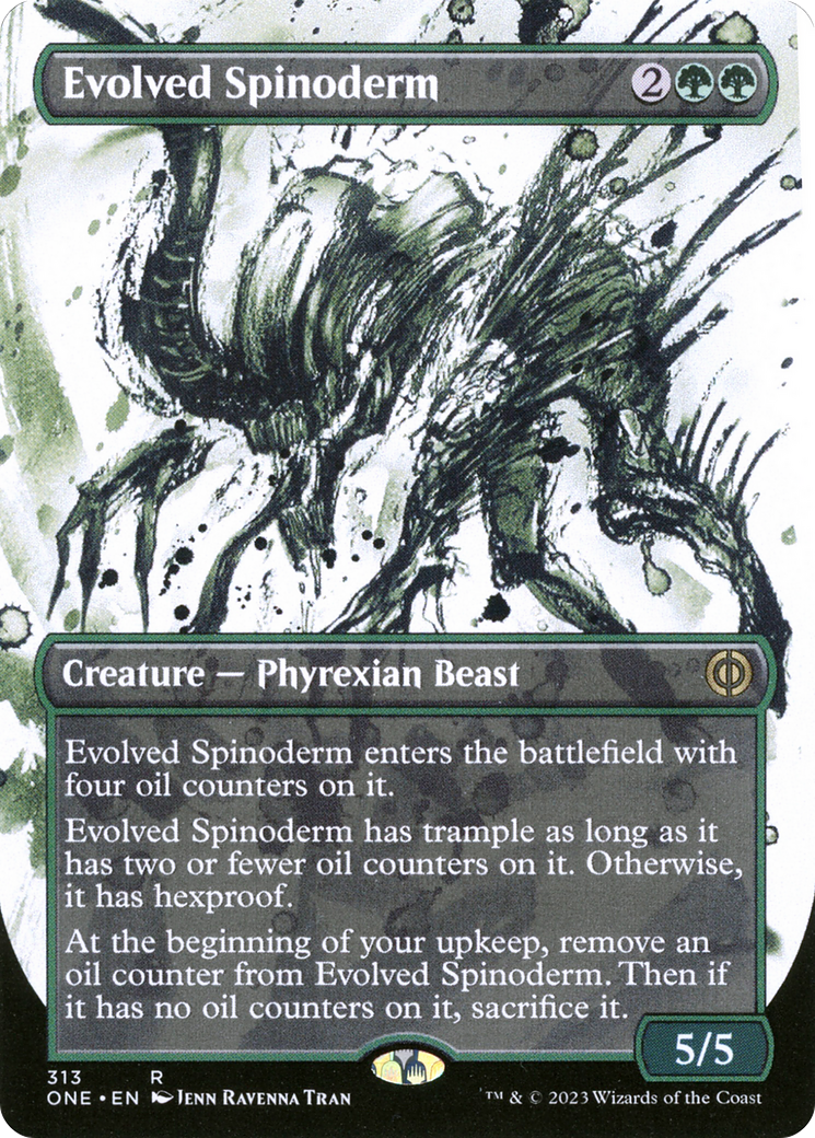 Evolved Spinoderm (Borderless Ichor) [Phyrexia: All Will Be One] | Jack's On Queen