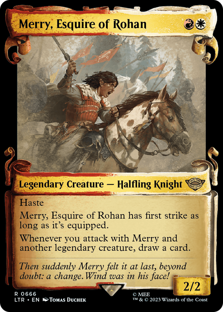 Merry, Esquire of Rohan [The Lord of the Rings: Tales of Middle-Earth Showcase Scrolls] | Jack's On Queen