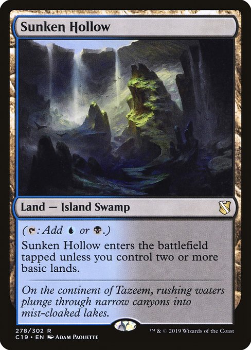 Sunken Hollow [Commander 2019] | Jack's On Queen