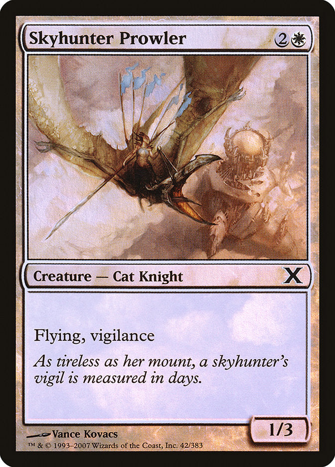 Skyhunter Prowler (Premium Foil) [Tenth Edition] | Jack's On Queen