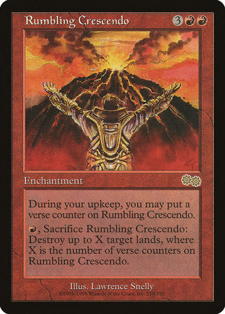 Rumbling Crescendo [Urza's Saga] | Jack's On Queen