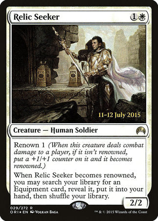 Relic Seeker [Magic Origins Promos] | Jack's On Queen