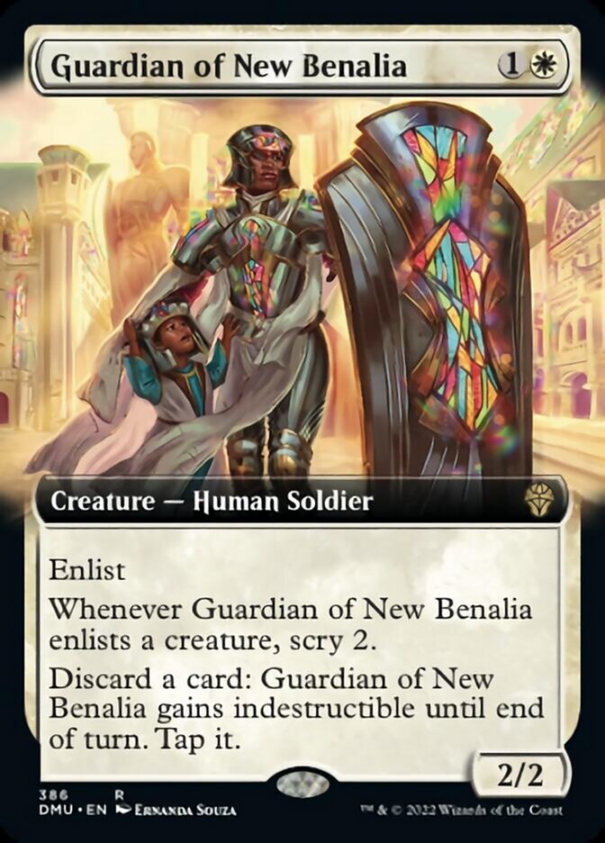 Guardian of New Benalia (Extended Art) [Dominaria United] | Jack's On Queen