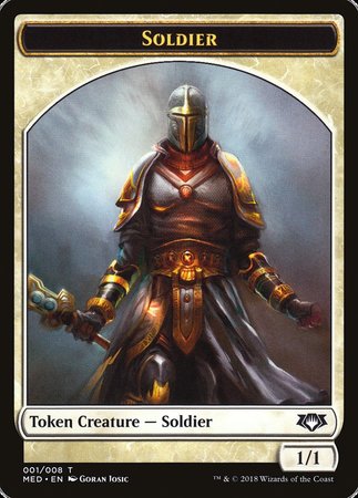 Soldier Token [Mythic Edition Tokens] | Jack's On Queen