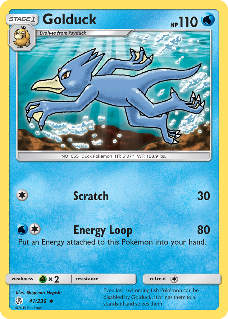 Golduck (41/236) [Sun & Moon: Cosmic Eclipse] | Jack's On Queen