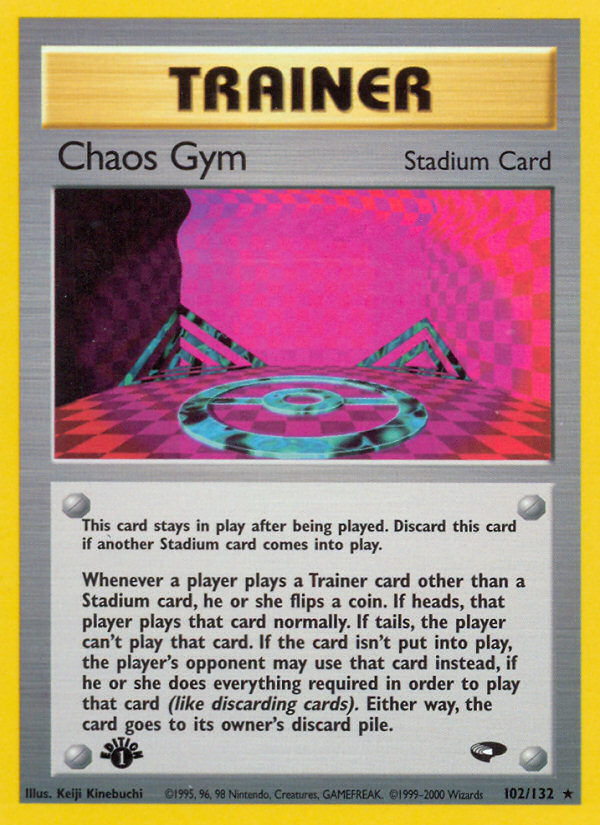 Chaos Gym (102/132) [Gym Challenge 1st Edition] | Jack's On Queen