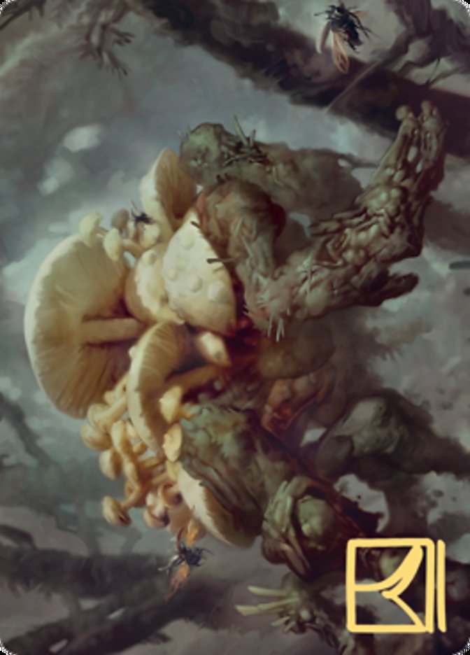 Swarm Shambler Art Card (Gold-Stamped Signature) [Zendikar Rising Art Series] | Jack's On Queen