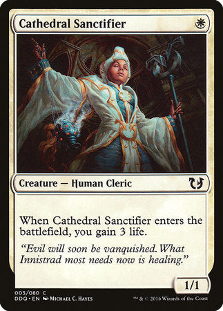 Cathedral Sanctifier [Duel Decks: Blessed vs. Cursed] | Jack's On Queen