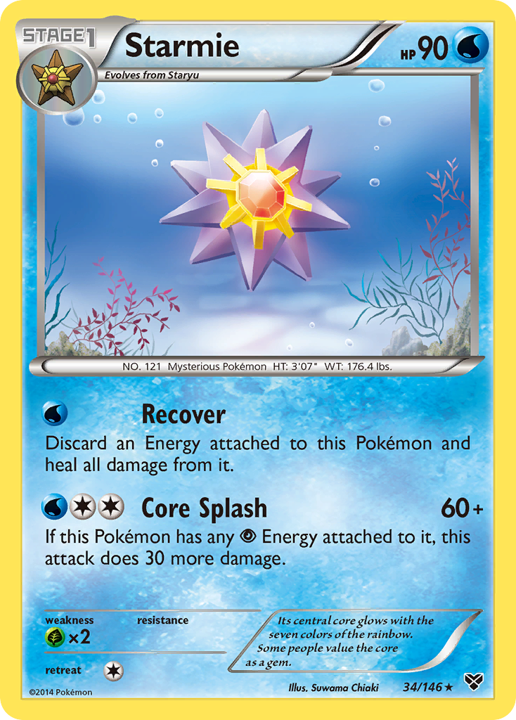 Starmie (34/146) [XY: Base Set] | Jack's On Queen