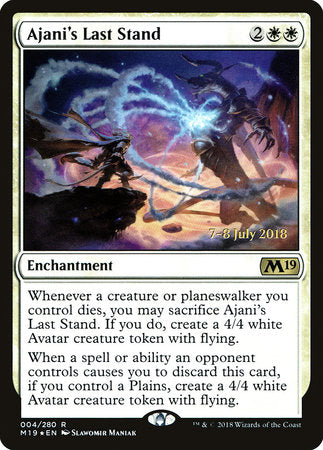 Ajani's Last Stand [Core Set 2019 Promos] | Jack's On Queen