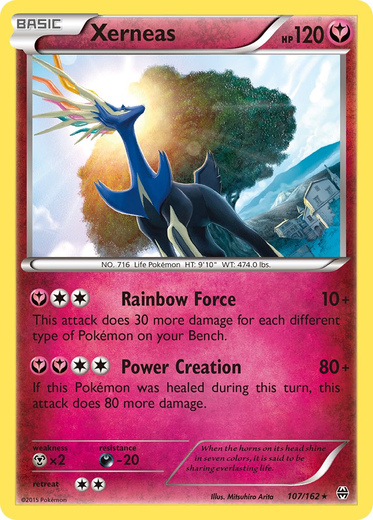 Xerneas (107/162) (Cosmos Holo) (Blister Exclusive) [XY: BREAKthrough] | Jack's On Queen