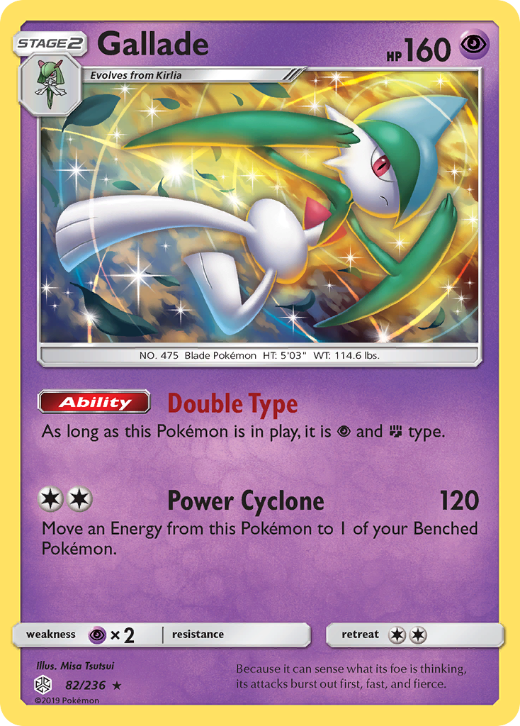 Gallade (82/236) [Sun & Moon: Cosmic Eclipse] | Jack's On Queen